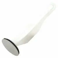 APPROVED VENDOR Drain Stopper: 1 1/4 in Overall Dia, ABS/Stainless Steel, White, Pop Up (MPN 30431)
