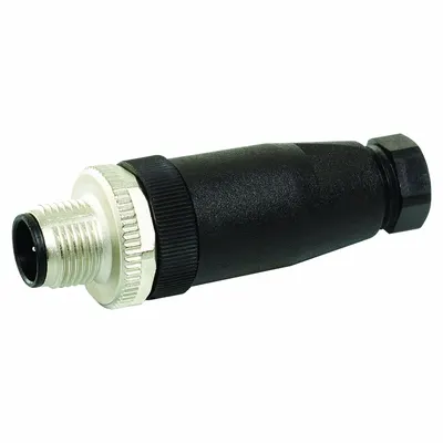 MURRELEKTRONIK Circular Connector: A Coded, 5 Pin, M12 Screw, IP67, Screw Terminals, Straight - Field-Wireable Industrial M12 Circular Connectors