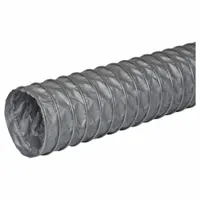 Industrial Ducting Hose: 7 in ID, 25 ft, Silver (MPN 1910700025)