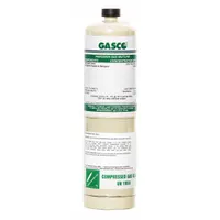 Disposable calibration gas mixture containing 180 ppm carbon monoxide in nitrogen background, with +/-5% accuracy. Fitted with a CGA 600 connection for use with portable gas detectors. Used to verify and adjust sensor response in industrial safety applications