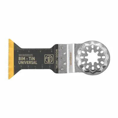 FEIN Oscillating Blade: 1 3/4 in Blade Wd, 2 1/8 in Overall Lg, Precision Cutting - Starlock Mounted Blades