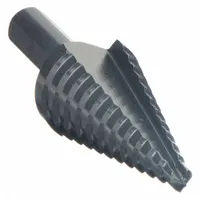 APPROVED VENDOR Step Drill Bit: 3/16" to 7/8", Black Oxide HSS, 3-Flats Shank (MPN 6EXN4)