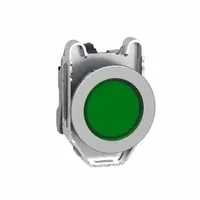 SCHNEIDER ELECTRIC Pilot Light: 30 mm Panel Mounting Size, Green, LED, XB4 Series (MPN XB4FVB3)