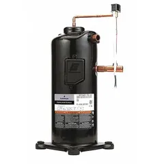 Hermetic scroll compressor for R-410A refrigerant systems. Provides 183,000 BtuH cooling capacity with a 1 3/8 in suction line connection. Suitable for commercial HVAC applications such as rooftop units, chillers, and heat pumps.