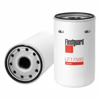 FLEETGUARD Automotive Oil Filter: B9607, LF17580, 8 1/4 in Overall Ht, 17 3/4 in Overall Lg, Oil