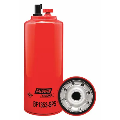BALDWIN FILTERS Fuel Filter: Spin-On, 4 1/4 in Outside Dia, 1-12 Thread Size, Cellulose - Spin-On Fuel Filters