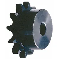 TSUBAKI Sprocket: One-Sided Hub, For Single Strands, 60, 34 Teeth, 8.129 in Pitch Dia, 1 in Bore Dia (MPN 60B34)