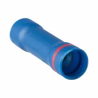 PANDUIT Butt Splice Connector: Blue, Vinyl, For Wire Size 8 AWG – 6 AWG, 600 V, Pack Qty 25 (MPN ESV6-ESV8-Q)