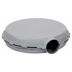 Heat gun nozzle accessory designed for butt welding applications. Directs heated air for joining thermoplastic materials. Overall height 4 1/2 inches. Suitable for use with compatible heat guns.