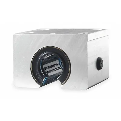 THOMSON Linear Pillow Block Bearing: Self-Aligning, Single, 5/8 in Inside Dia, Not Adj - Open Pillow Block Linear Ball Bearings