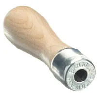 File Handle: Threaded Insert, Wood, Screw-On, 4 1/2 in Overall Lg, For 10 in File Lg (MPN 73992800)