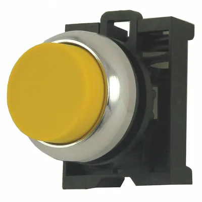 EATON Extended Push Button: 22 mm Mounting Size, Metallic - Extended-Length Push-Button Operators