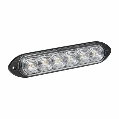 GROTE Warning/Directional Light: Combo Warning and Directional Light, Amber/Red/White - Vehicle Perimeter Flashing Warning Lights