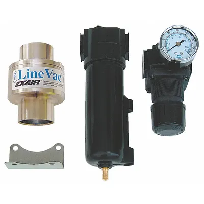 EXAIR Vacuum Conveyor Kit: For 3/4 in Hose I.D., 1/2 in Vacuum ID, 1 7/8 in Vacuum OD - General Purpose Vacuum Conveyors