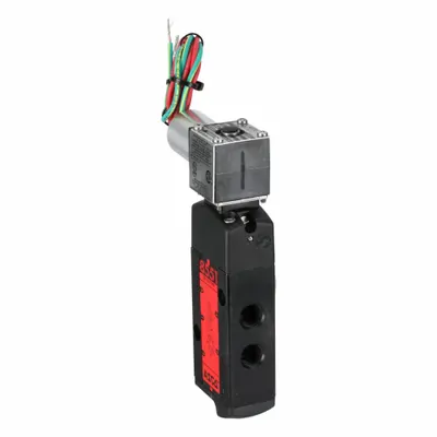 ASCO Solenoid Valve: 4-Way, Configurable, 1/4 in Pipe Size, 24V DC, Explosion Proof - 3-Way/2-Position, Configurable Solenoid Valves