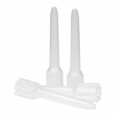 3M ABRASIVES Dynamic Mixing System Nozzle, Opaque, Smooth Taper Tip, 12 PK - Mixing Nozzles