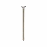 Carriage Bolt: Square Neck, 1/4"-20 Thread Size, 4 1/2 in lg, Stainless Steel, 316, Plain (MPN BULK-BOLT-4984)