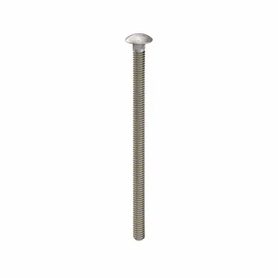 USA INDUSTRIALS Carriage Bolt: Square Neck, 1/4"-20 Thread Size, 4 1/2 in lg, Stainless Steel - 316 Stainless Steel Square Neck Carriage Bolts