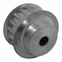 DAYTON Timing Pulley: Trapezoidal, Plain, For T5 Timing Belt Section, For 10 mm Belt Wd, 18 Teeth (MPN 21T5/18-2)