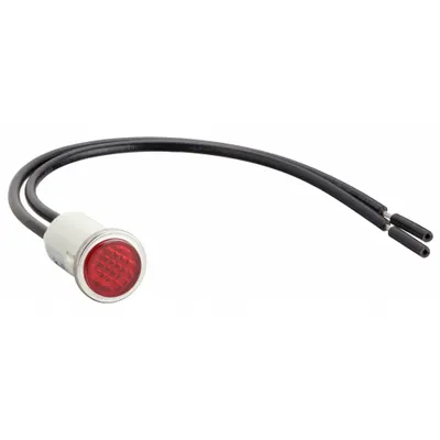 OEM Flush Panel Light: Red - Neon Indicator Pilot Lights
