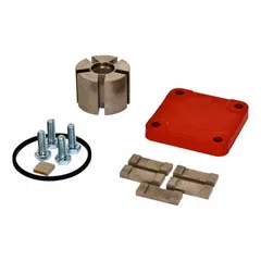 Rotor group kit for rebuilding Fill-Rite FR1200 series pumps. Includes rotor cover bolt. Compatible with model FR610HA. Used to replace worn rotor components in fuel transfer pumps.