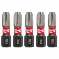 MILWAUKEE Insert Bit: Insert Bit, Imperial, PH3 Bit Industry Size, #3 Bit Size, Std, Hex, 5 PK (MPN 48-32-4663)