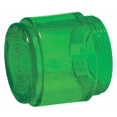 This Siemens push button head is a 30 mm illuminated green operator with a plastic head and screw-on attachment. It is designed for use with the 52PT6 series in industrial control panels for start or run commands.