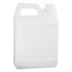 Rectangular Jug with Molded Side Handle, 64 fl oz, HDPE, White, F-Style