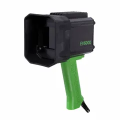 This corded LED hand lamp operates on 100 to 240V AC and provides a single brightness level for focused illumination. The 9 ft power cord offers mobility within a work area. Suitable for inspection, maintenance, and repair tasks requiring a portable light source.
