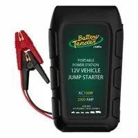 BATTERY TENDER Power Station: Charging/Starter Only(Automotive), For 12 V Battery Volt, 3 A @ 5V (MPN 030-2040-WH)