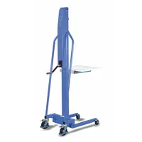 DAYTON Platform Lift Truck: 220 lb, 5 in to 59 in, Steel, 18 1/2 in L x 23 3/4 in W Platform, Chain