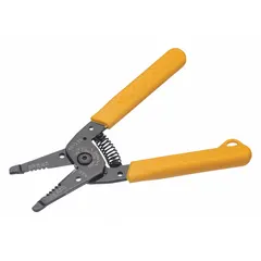 Standard cushion-grip wire stripper for stranded wire from 32 AWG to 24 AWG. Overall length 6 in. Used for precise stripping in electrical applications such as control panels, instrumentation, and low-voltage circuits.