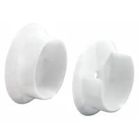 Closet Rod Sockets: 1 3/8 in Rod Dia, Plastic, White (MPN N 6568)