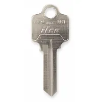 Key Blank: Compatible with Almet/Arrow Locks, Key ID # AR1, 5 Pins, Brass (MPN 1179-AR1)