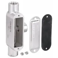 Conduit Outlet Body: Stainless Steel, 3 in Trade Size, T Body, 177 cu in Body Capacity, Threaded Hub (MPN S63000TE00)