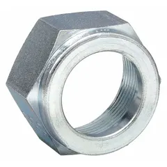 This steel compression fitting nut is designed for double-ferrule connections in tubing systems. With a 3/4" thread size, it is compatible with Swagelok fittings. Typical applications include instrumentation, hydraulic, and process tubing where leak-tight connections are required.