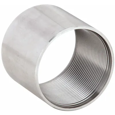 CALBRITE Threaded Coupling: 316 Stainless Steel, 2 1/2 in Trade Size, 3 1/4 in Overall Lg - Threaded Couplings