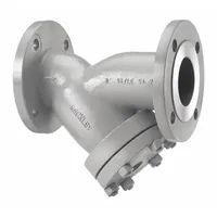 KECKLEY Y Strainer: 4 in, Flanged, Mesh, 0.0469 in Screen Size, Carbon Steel, 304 Stainless Steel (MPN 42RFY-CS045P34-GBI-SA7)