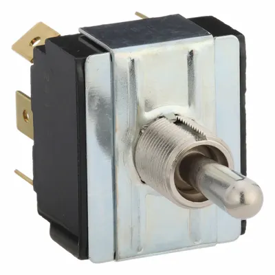 CARLING TECHNOLOGIES Toggle Switch: 3 Position, 6 Connections, DPDT - Panel-Mount Toggle Switches