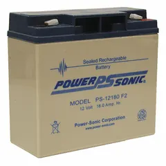 Replacement battery compatible with HUBBELL GAI-TRONICS XB001 equipment. Provides power for audio amplifiers and speakers in industrial communication systems.