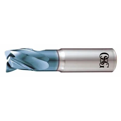 OSG Square End Mill: Carbide, DLC Coated, 3 Flute, 3/4" Mill Dia, 1.142" LOC - Reduced-Neck Carbide Square End Mills for Aluminum
