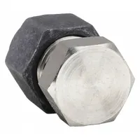 This PARKER compression fitting cap is a single-ferrule stainless steel component for 3/8 in OD tubing. Part of the CPI(TM) series, it provides a leak-tight seal in instrumentation and process systems. Suitable for applications requiring system integrity, such as chemical, petrochemical, and analytical setups