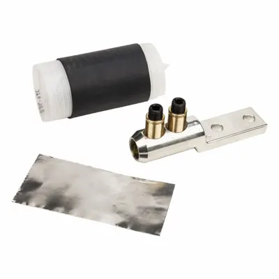 3M Mechanical Shearbolt Lug: 2 Hole Lug, For Wire Sizes 1/0 AWG, For Stud Size 1/2 in - Two-Hole Lugs