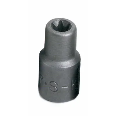 SK PROFESSIONAL TOOLS Socket: 1/4 in Drive Size, E6 Socket Size, External Torx, Std - 1/4" Drive External Torx Hand Sockets