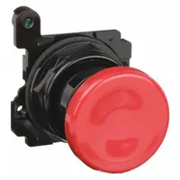 EATON Mushroom Head Push Button: 30 mm, Non-Metallic, Momentary (MPN E34LB2)