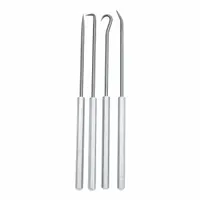 ULLMAN Hook/Pick Set: Steel, Angle/Hook/Straight, 90° Angle/Hook/Straight Tip (MPN PH-4)