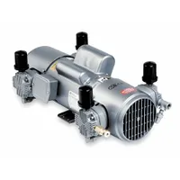 GAST Piston Air Compressor: 2 hp, 1 Phase, 115/230V AC, 100 psi Max Continuous Pressure, 11 cfm (MPN 8HDM-19-M850X)