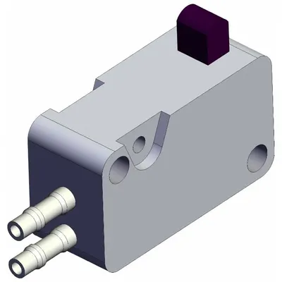 SMC Shuttle Valve: VM1000 Series, Basic Plunger Actuator, 3 Ports, 4 mm Push-On - VM Series Manual Air Control Valves