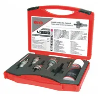 ROTHENBERGER Hole Saw Kit: 6 Pieces, 10 mm Max. Cutting Dp, Carbide Tipped, 2.5 Teeth per Inch (MPN 105302)