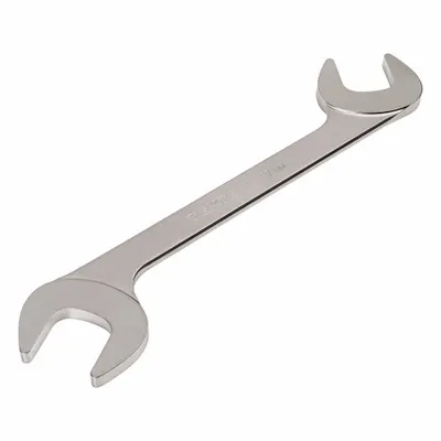 TEKTON Open End Wrench: Chromium Molybdenum Steel, Satin, 37 mm Head Size - Metric, Double End, Open End Wrenches